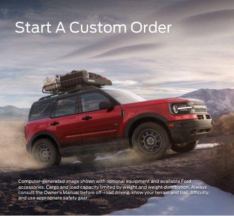 Start a custom order | Dean Sellers Ford in Troy MI